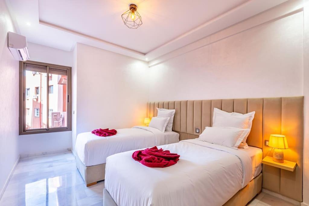 Charmante Wohnung Im Herzen Von Marrakech-Gueliz! Marrakesh Exteriör bild